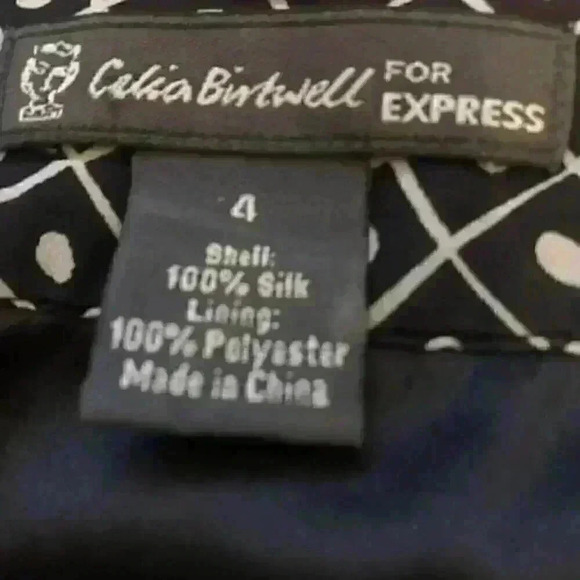 Celia Bertwell Polka Dot Ruffle Skirt Size 4 - Picture 3 of 3